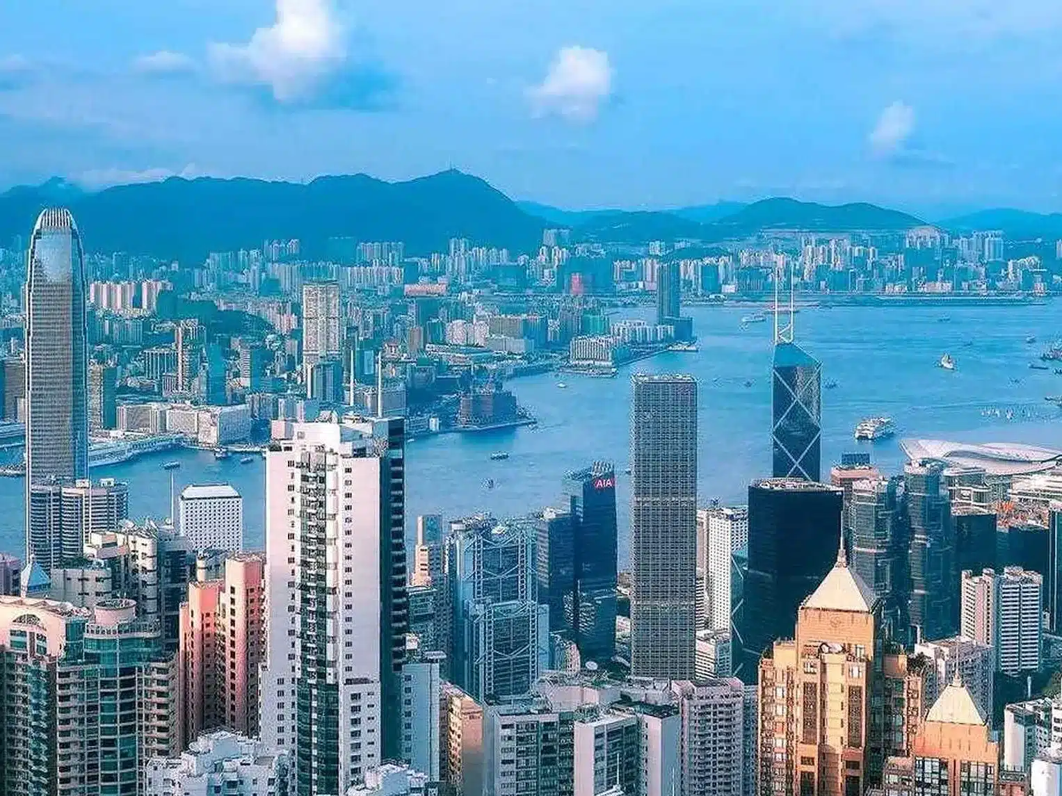 Пик Виктория в городе Гонконг
