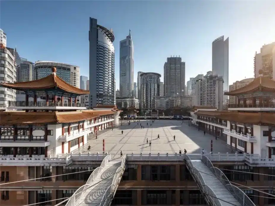 Площадь Куйсинлоу в Чунцине — 8D-ландшафт и воздушная галерея