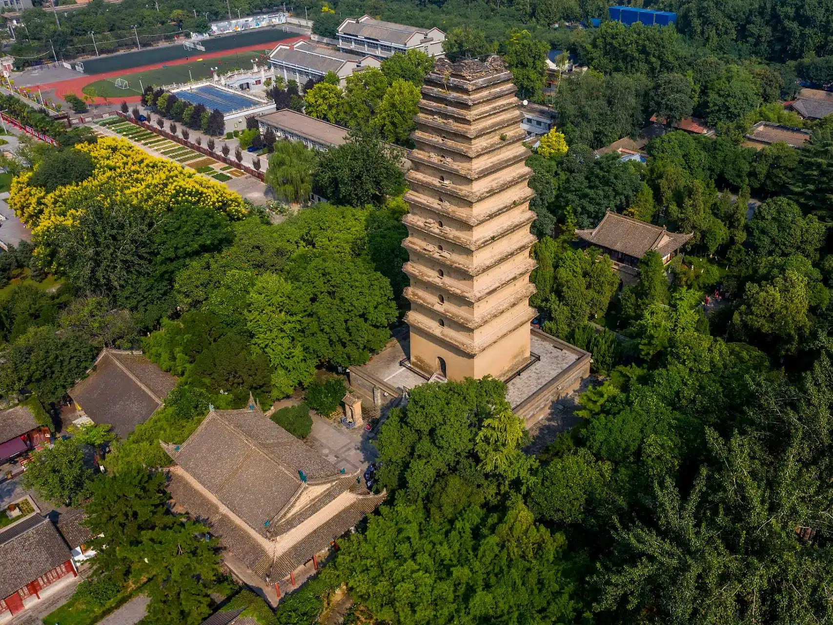 Малая пагоды диких гусей