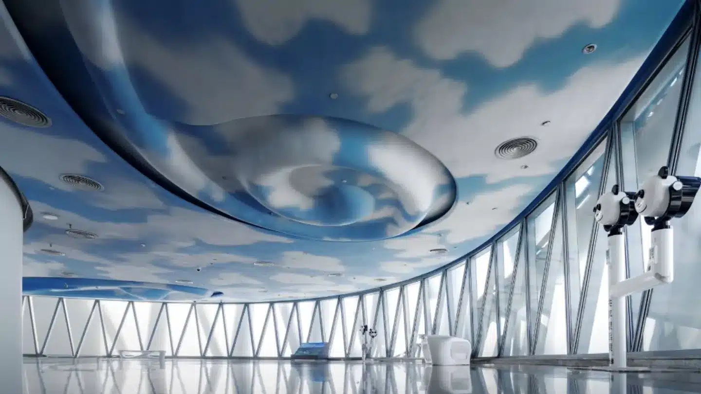 смотровая площадка "Облако" на Телебашне Гуанчжоу