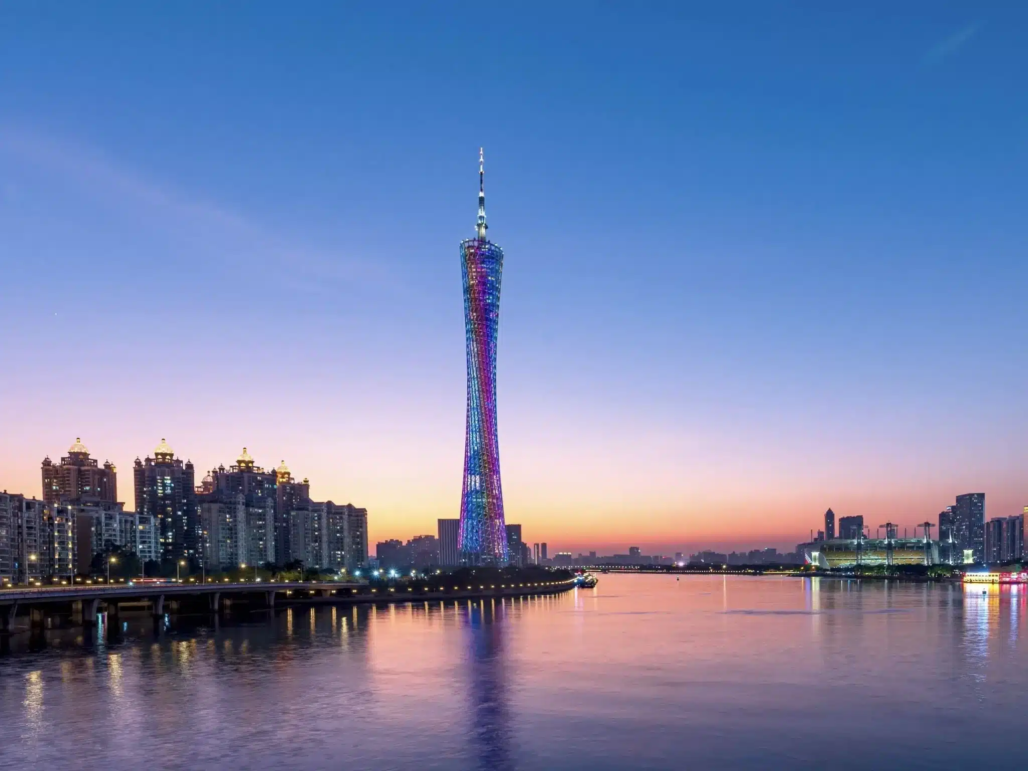 Телебашня Гуанчжоу: Прекрасный вид на город