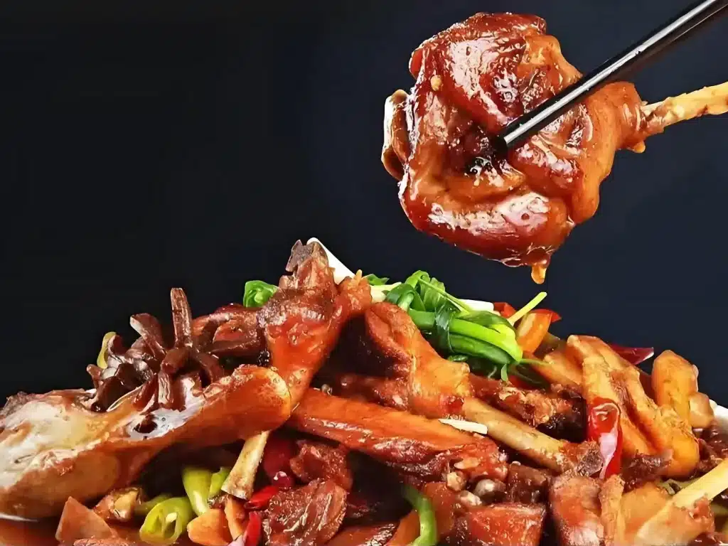 Утка с «кровавым пудингом»