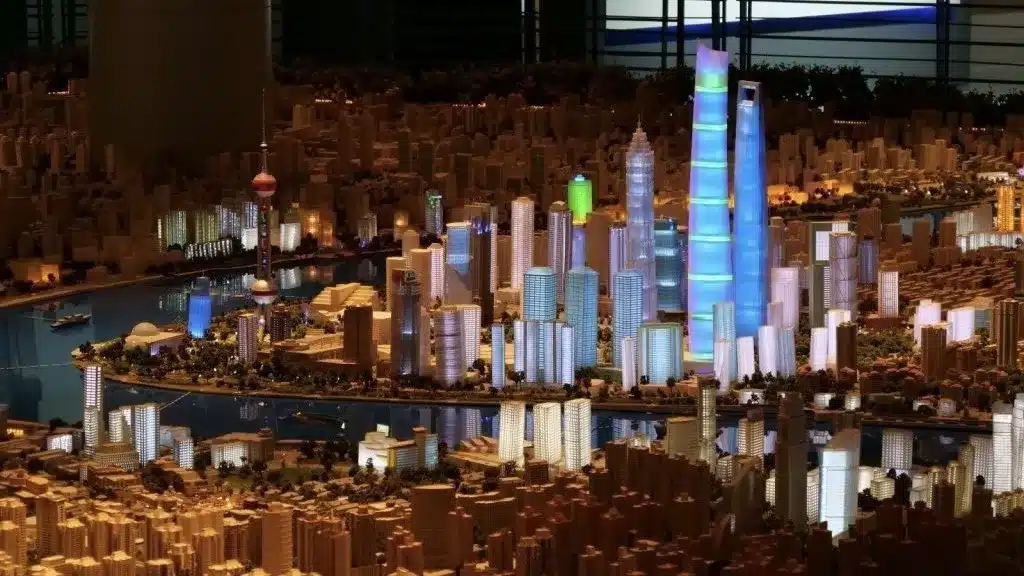 Музей городского планирования в городе Шанхай