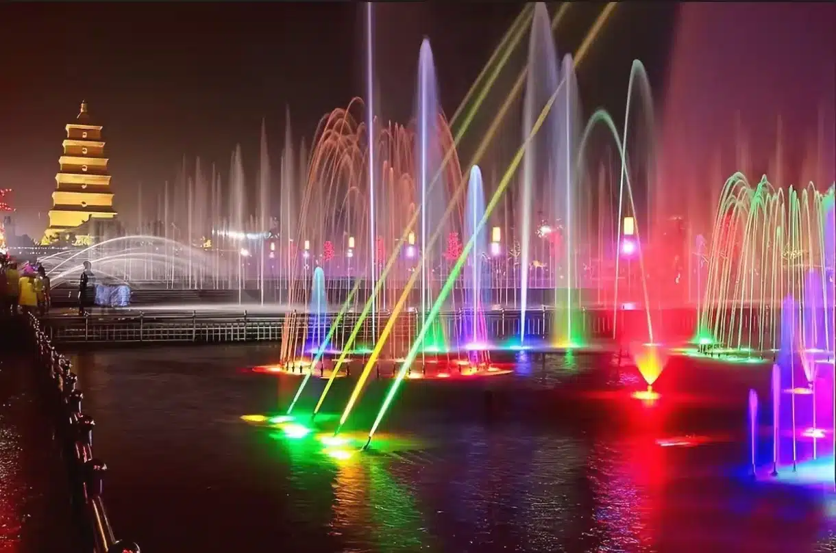 Большая пагода диких гусей Фонтан