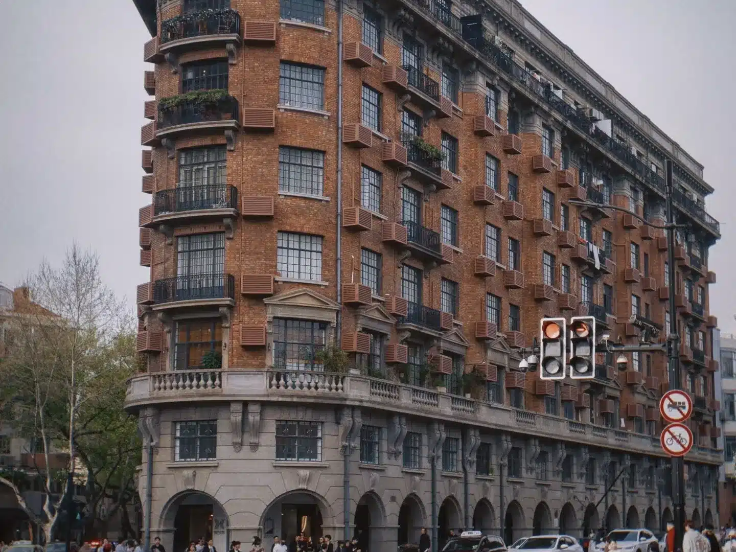 Улица Хуайхайлун на Шанхайской французской концессии