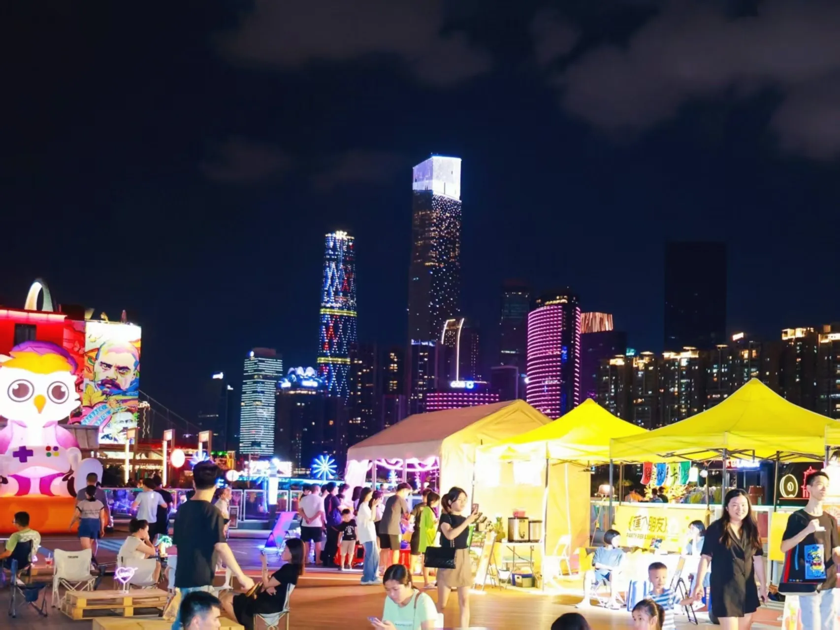 Ночные рынки в Гуанчжоу