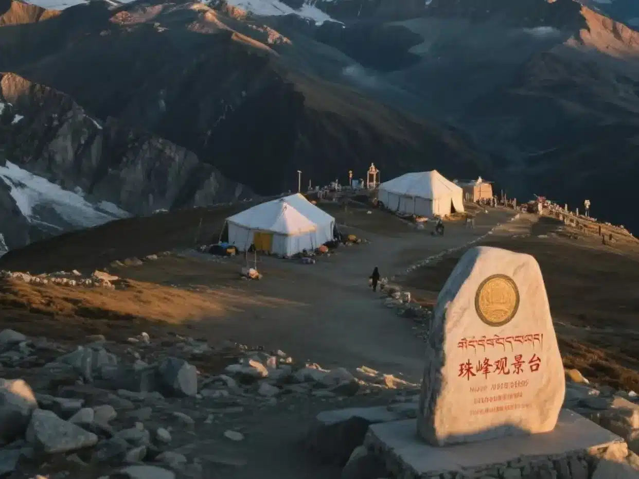 Лагерь альпинистов