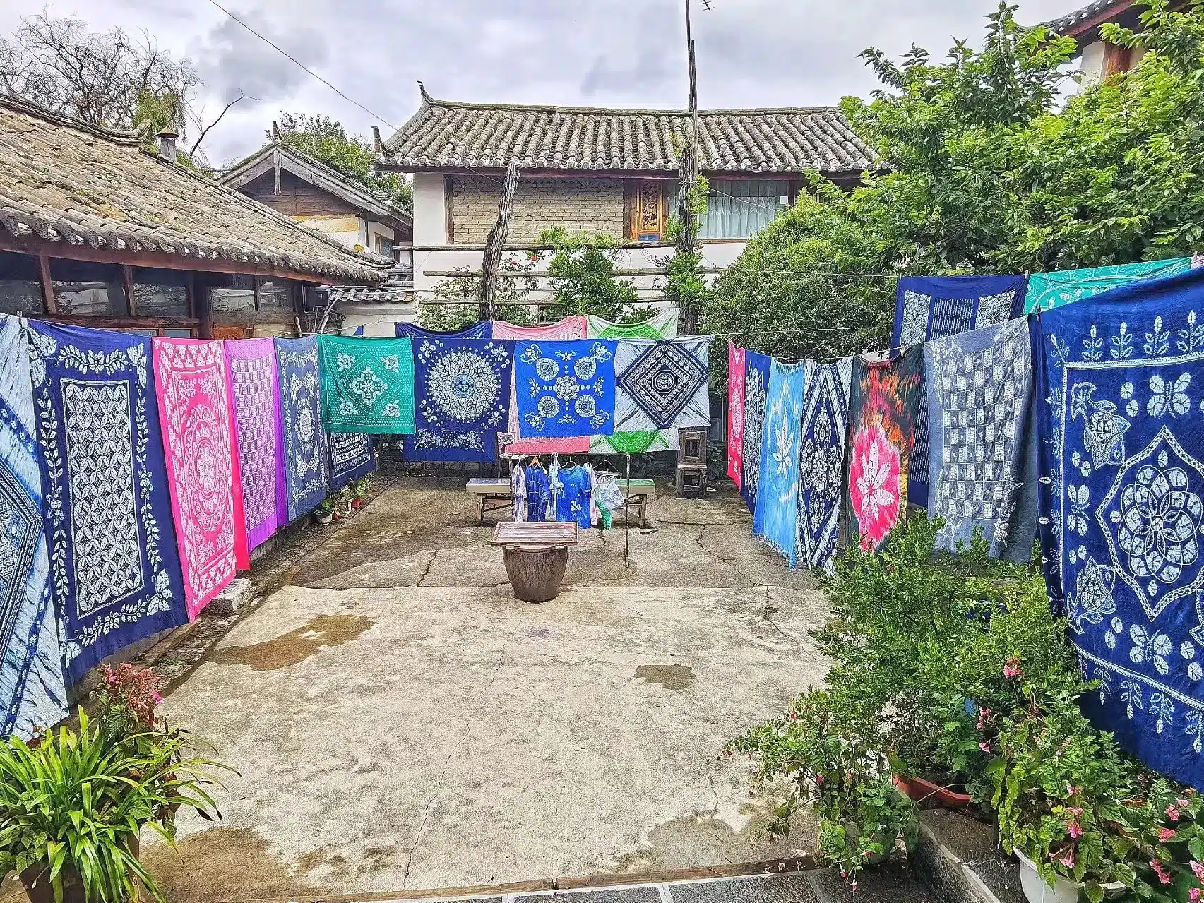 Мастерская традиционного набивного узора «чжажань»