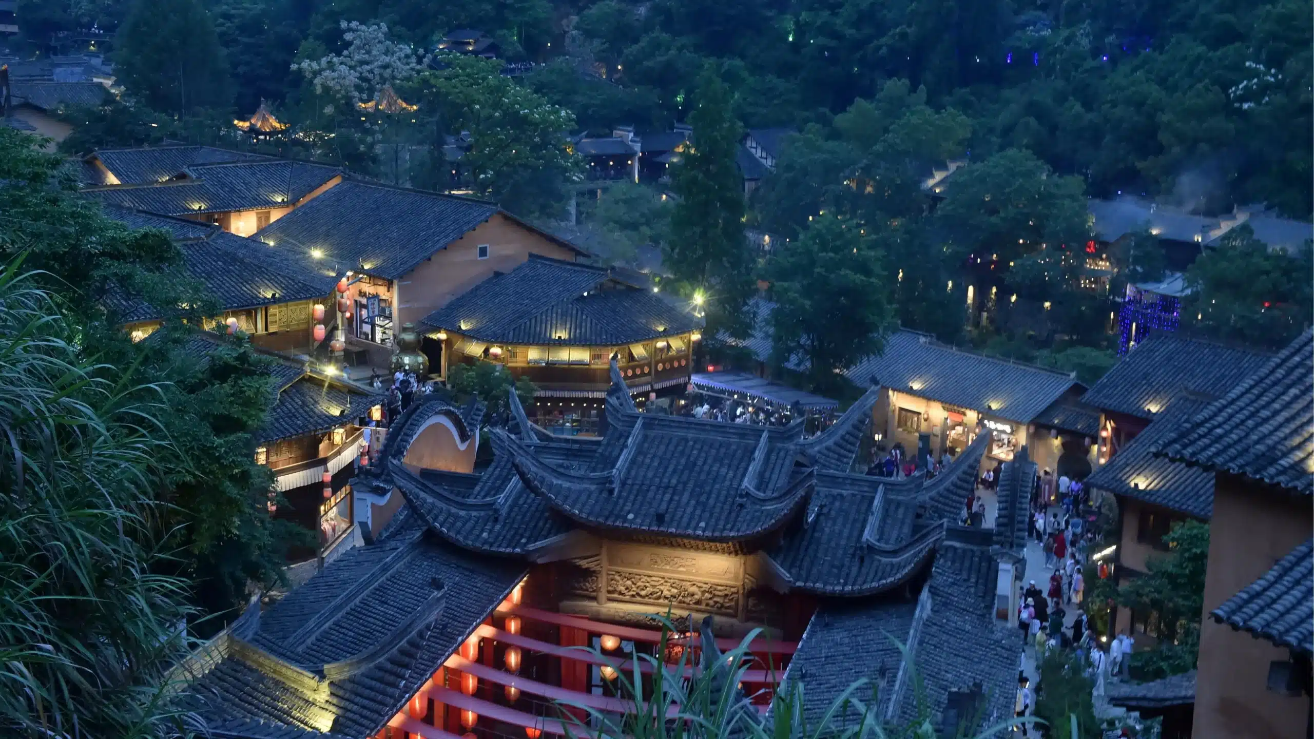 Древние улочки в долине Ваньсянь