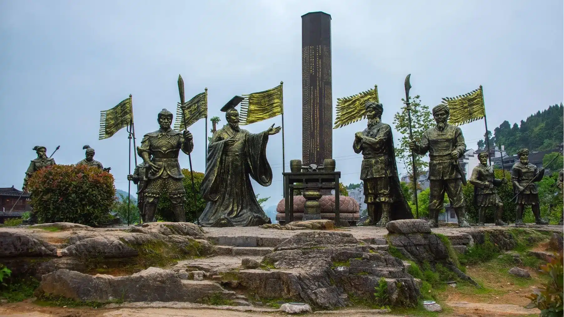 Парк медных колонн Сичжоу