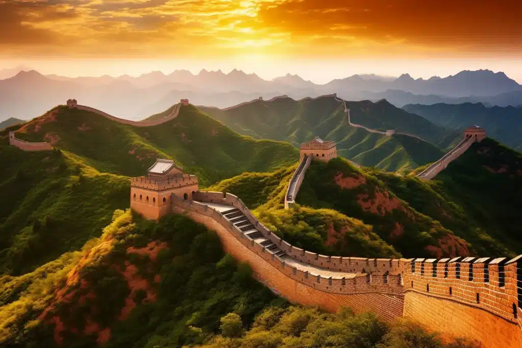 Великая китайская стена -Железнодорожные туры по Китаю