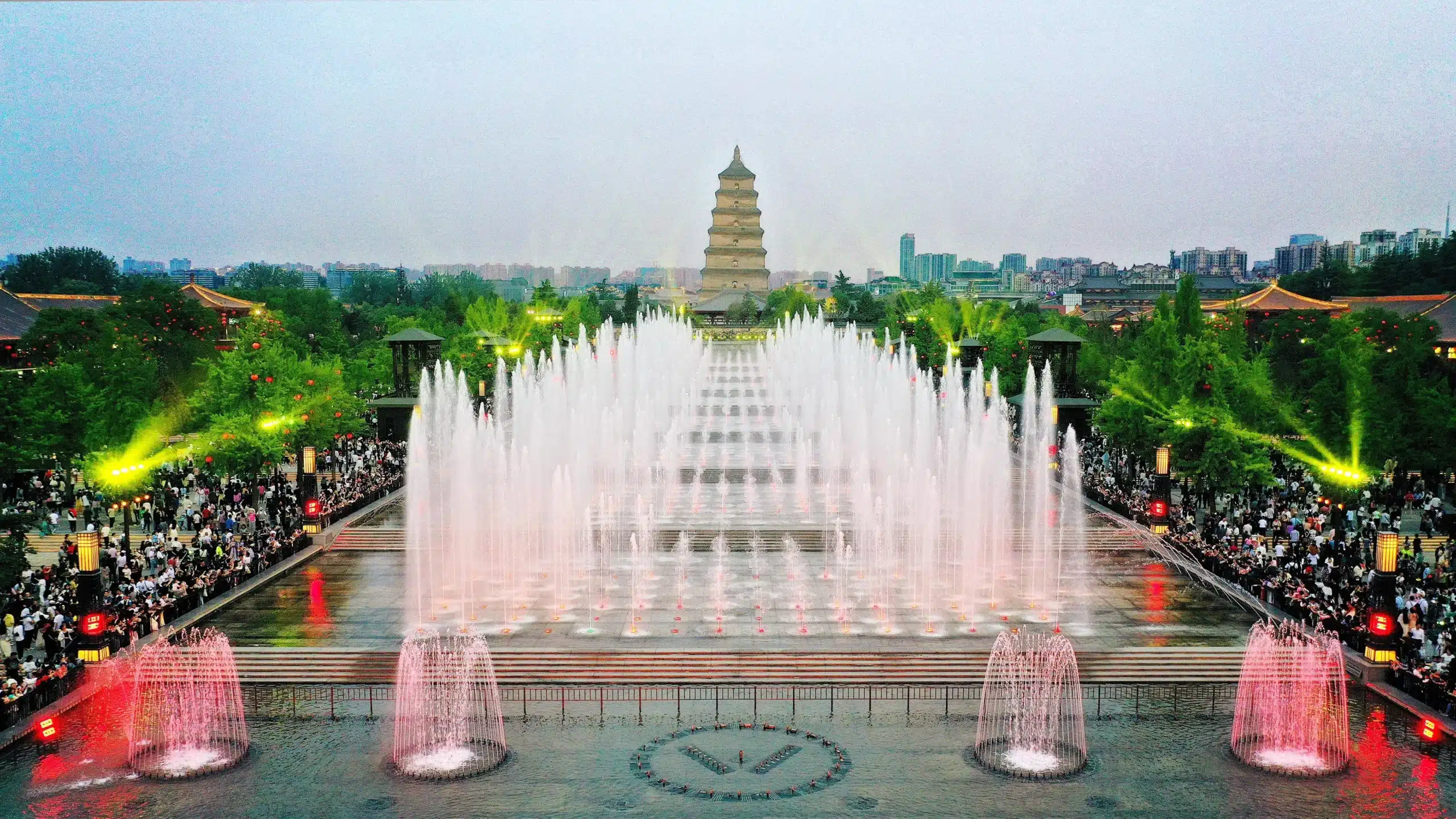 Большая пагода диких гусей Сианя