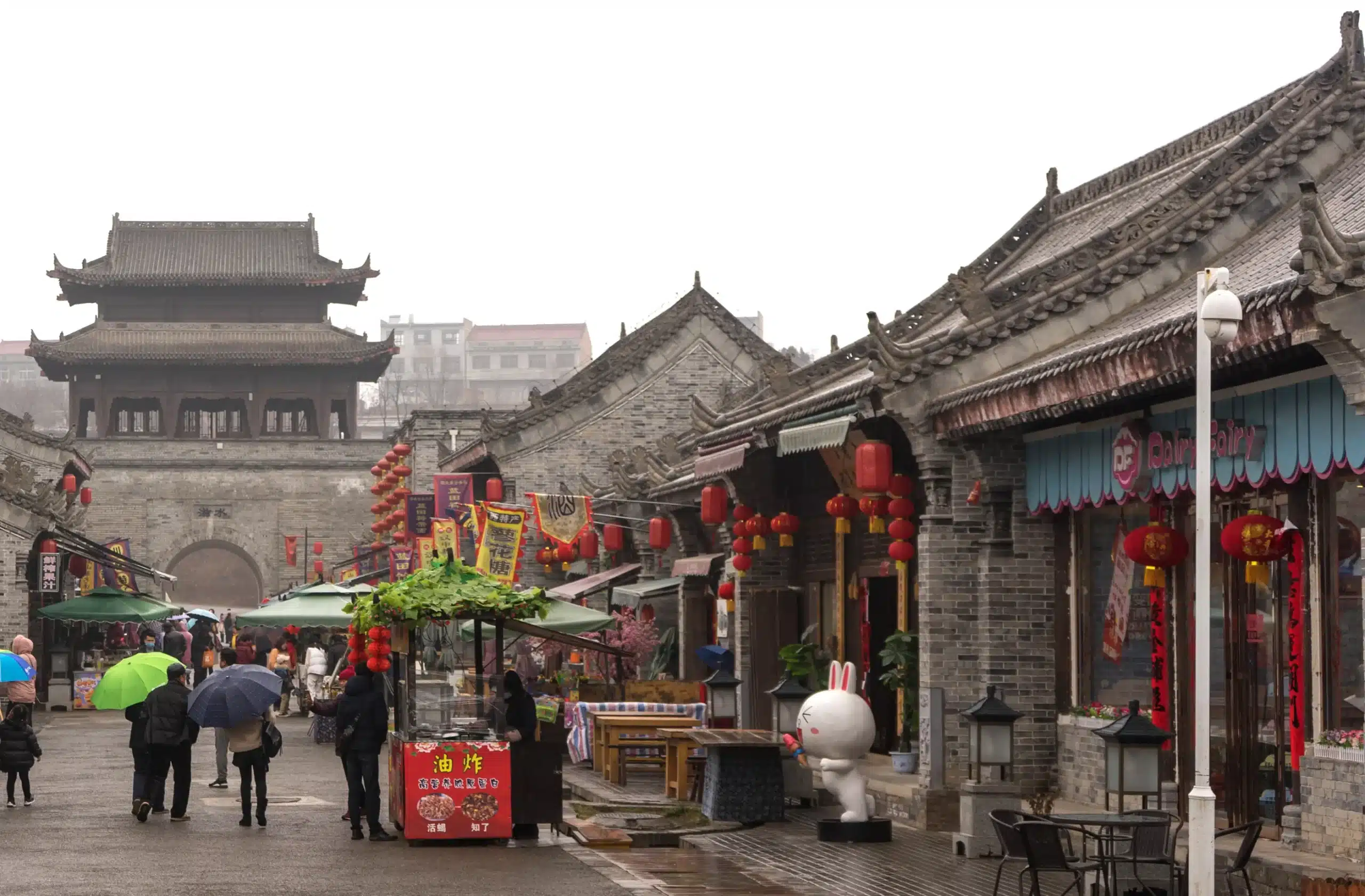 древняя городская стена Сиань