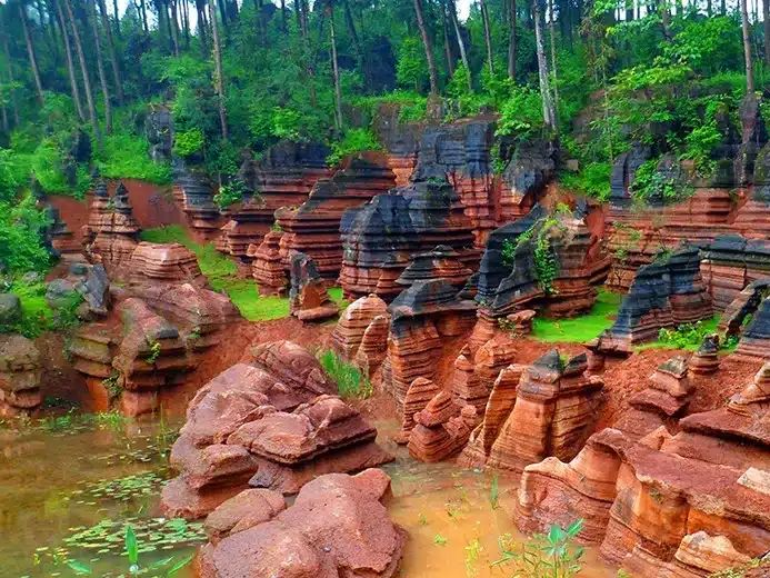 Геопарк «Лес красных камней» Чжанцзяцзе — Природные чудеса и карстовые пейзажи