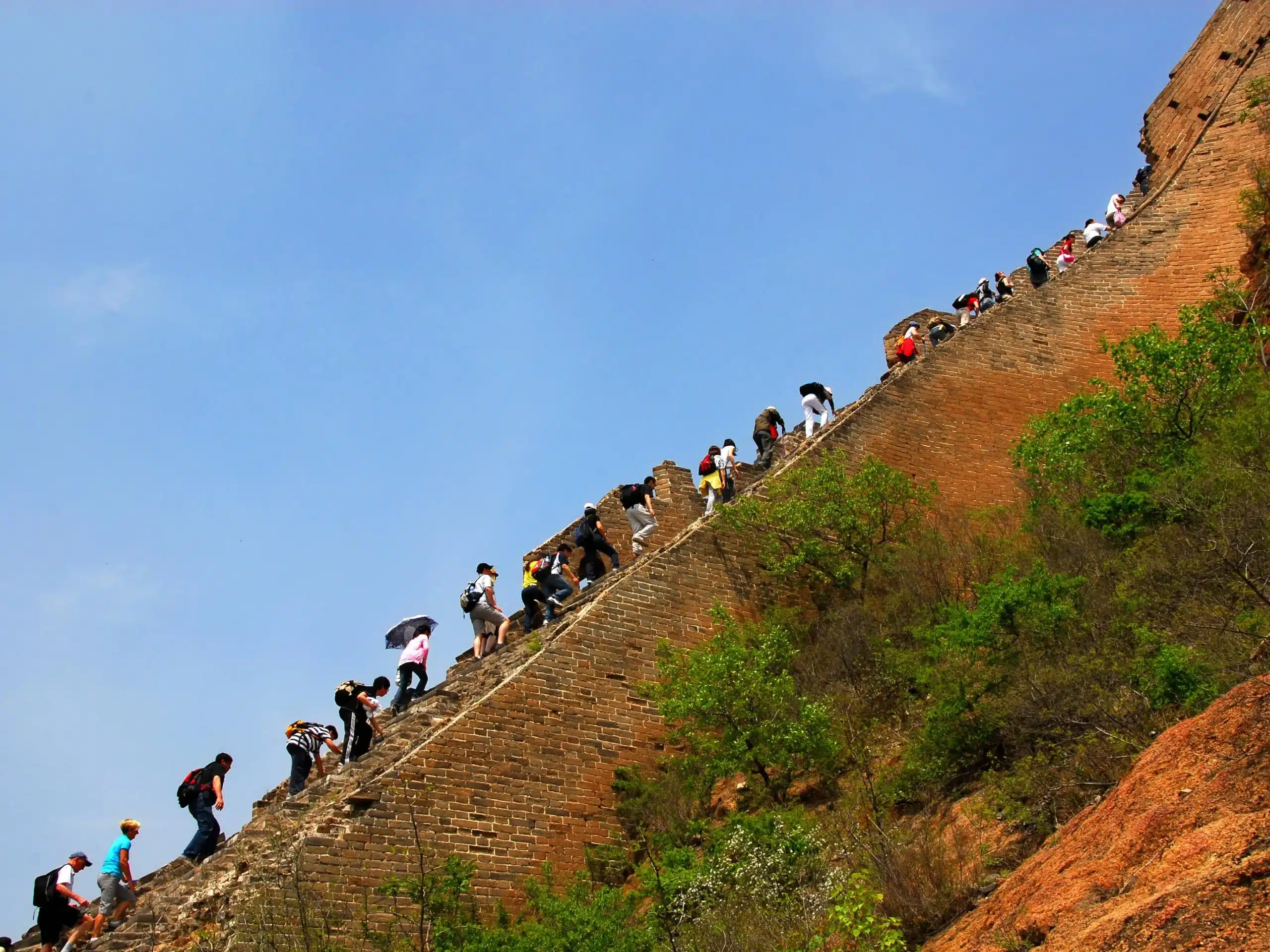 Великая китайская стена Цзиньшаньлин — живописный и аутентичный участок