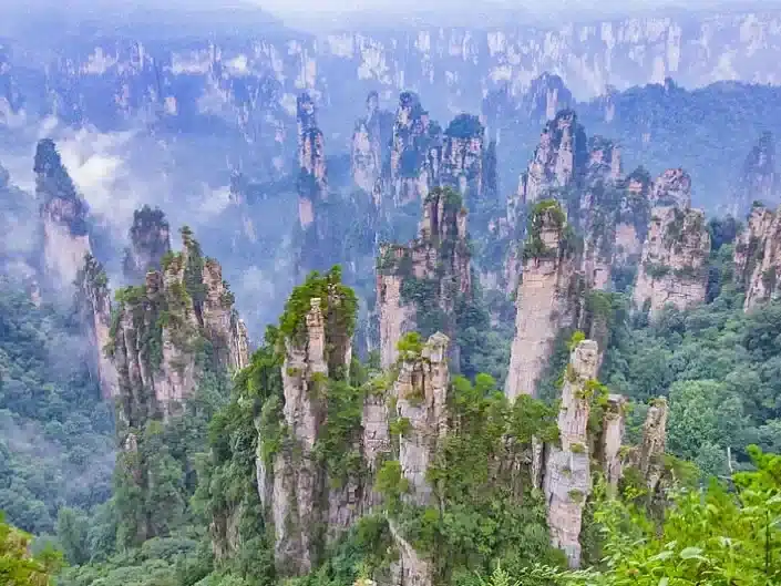Гора Тяньцзы в Чжанцзяцзе — Красота и Мост Сяньжэнь
