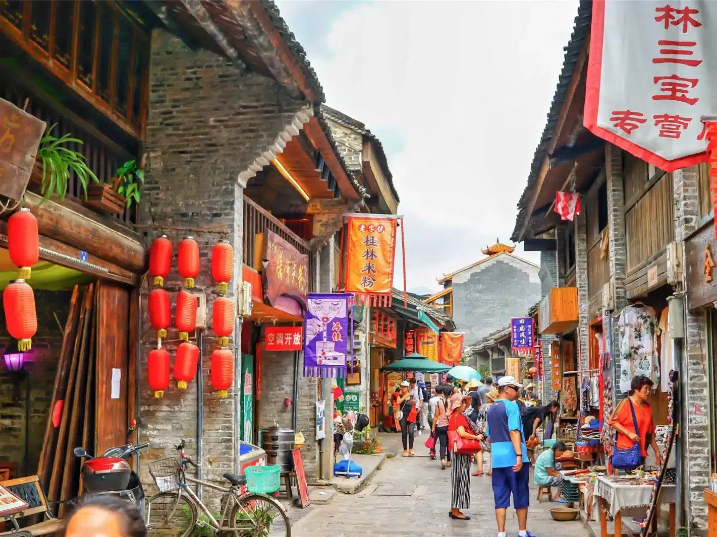 Древний город Синпин в Гуйлине — Исторические улицы и природа Яншо