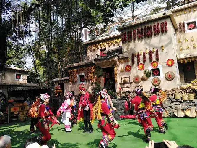 Китайская деревни народной культуры