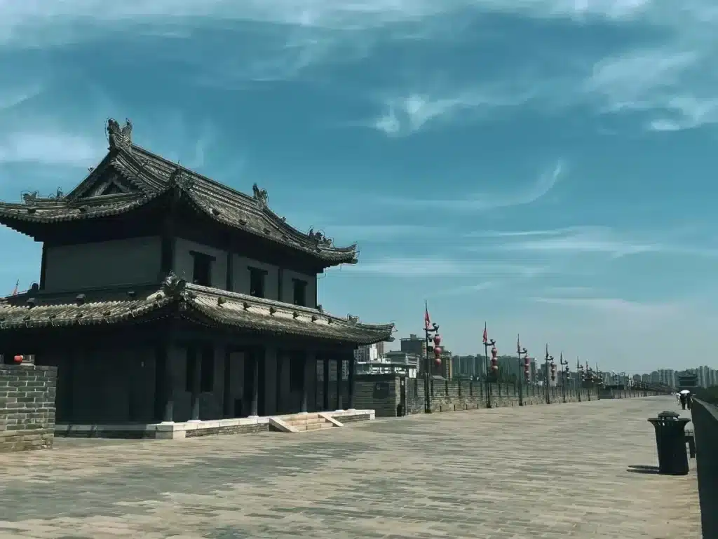 Древняя городская стена Сианя