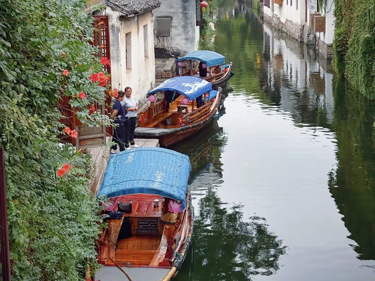 Древний город Чжоучжуан в Цзянсу