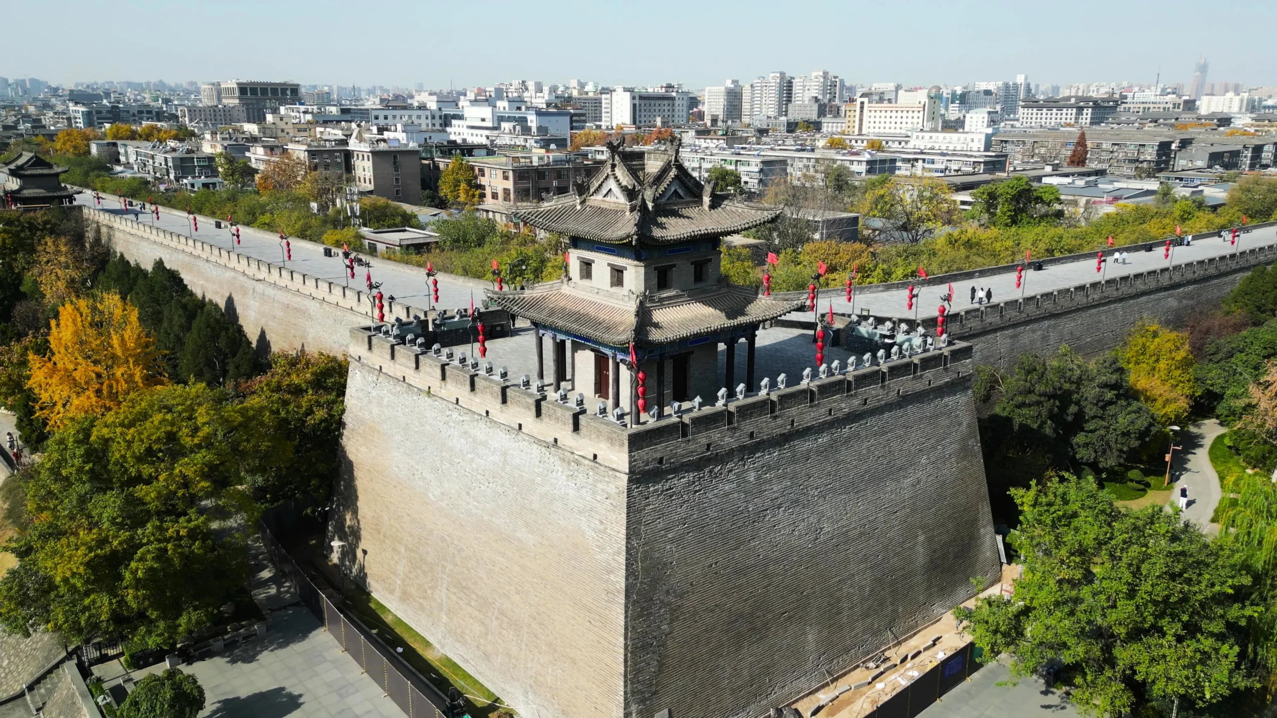 древняя городская стена Сианя 